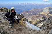 In GRIGNETTA (2177 m) ad anello Cresta Cermenati – Sentiero delle Capre dal Pian dei Resinelli il 27 marzo 2019 - FOTOGALLERY